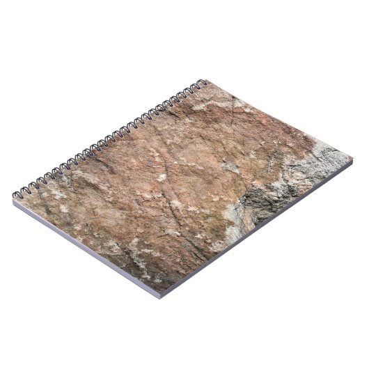 Red Layered en Crumbling Rock Notitieboek (Linkerzijde)