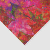 Red Leaf Abstract Tissuepapier (Detail)