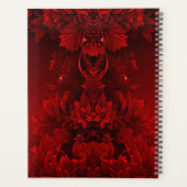 Red Leaves Floral Holiday Planner (Achterkant)
