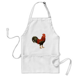 Red Leghorn Rooster Standaard Schort