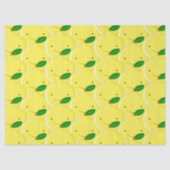 Red Lemon Pattern Tissuepapier (Voorkant)