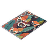 Red Lemur Carnet - Conception audacieuse inspirée (Côté gauche)