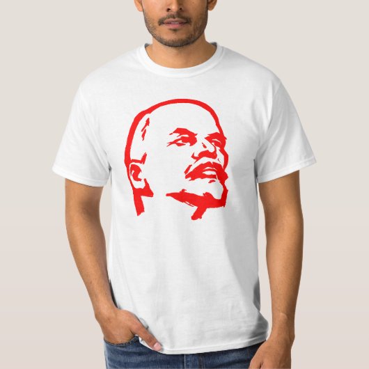 Red Lenin T-shirt (Voorkant)