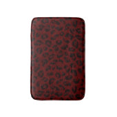 Red Leopard Print Badmat (Voorkant Verticaal)
