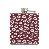 Red Leopard Print Heupfles (Achterkant)