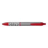 Red Leopard Teacher's Writing Pen Gift (Achterkant)
