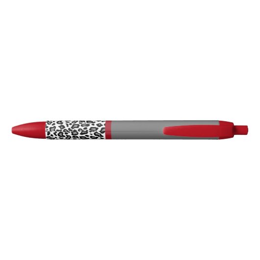 Red Leopard Teacher's Writing Pen Gift (Achterkant)
