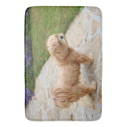 Red Lhasa Apso Badmat (Voorkant Verticaal)