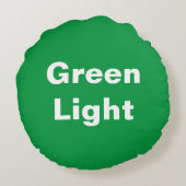Red Light Green Light Enfants Jeu Coussin rond (Dos)