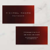 Red Light Pattern Manager Visitekaartje (Voorkant / Achterkant)