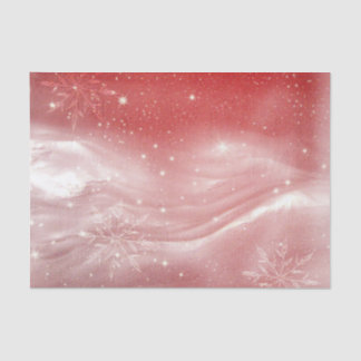 Red Light Snow Landscape Ski Mountains Tissuepapier