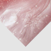 Red Light Snow Landscape Ski Mountains Tissuepapier (Detail)