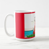 Red Lighthouse Red 15oz mug (Gauche)