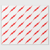 Red Lightning Cadeaupapier (Vlak)