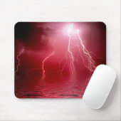 Red Lightning Mousepad Muismat (Met muis)
