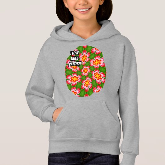 red lilies pattern (Voorkant)