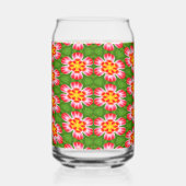 red lilies pattern blikvorm glas (Rechts)