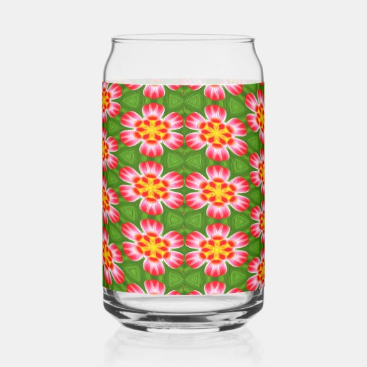 red lilies pattern blikvorm glas (Rechts)