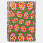 red lilies pattern deken (Voorkant Verticaal)