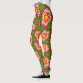 red lilies pattern leggings (Links)