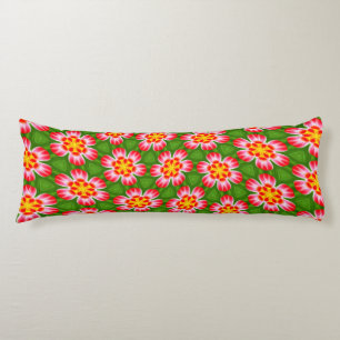 red lilies pattern lichaamskussen