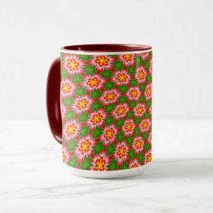 red lilies pattern mok