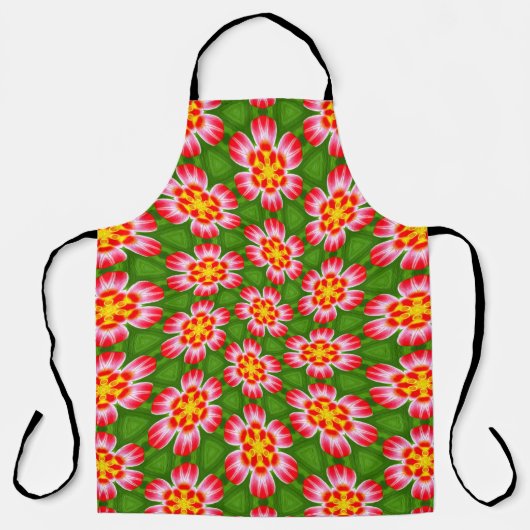 red lilies pattern schort (Voorkant)