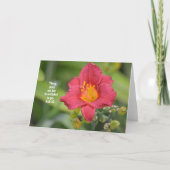 Red Lily en scripts van Jude Art Note Card Kaart (Voorkant)