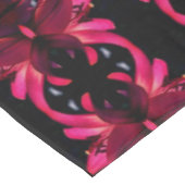 Red Lily Flower Abstract Art Tafelkleed (Gekanteld)