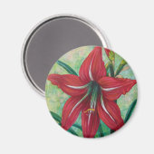 Red Lily Magnet (Recto/Verso)