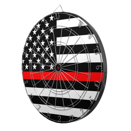 Red Line US Flag Dartbord (Voorkant Rechts)