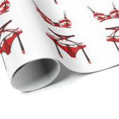 Red lingerie cadeaupapier (Rol Hoek)