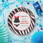 Red Lingerie Party Dank u Papieren Bordje (Feest)