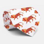 Red Lion Art Stropdas (Opgerold)