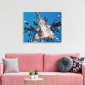 Red Lionfish 2 Canvas Afdruk (Insitu (Woonkamer))