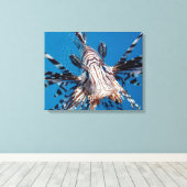 Red Lionfish 2 Canvas Afdruk (Insitu (Houten vloer))