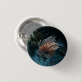 Red Lionfish Pinback Button (Voorkant /achterkant)