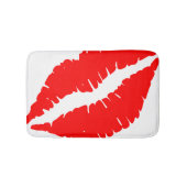 Red Lips Bath Rug Badmat (Voorkant)