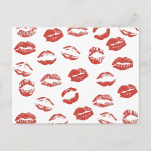 Red Lips Briefkaart