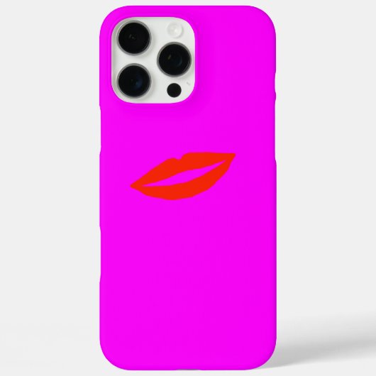 Red Lips Case-Mate iPhone Case (Achterkant)