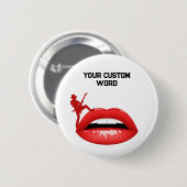 Red Lips en gitarist Button | Patches (Voorkant /achterkant)