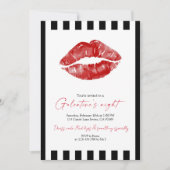 Red Lips Galentine’s Night Out  Kaart (Voorkant)