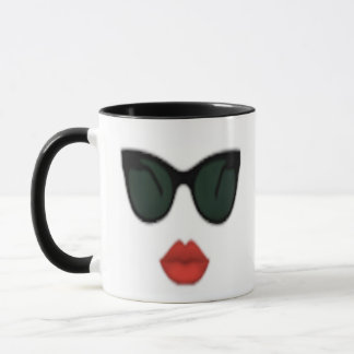 Red Lips Kiss Girl Lip Boss Coffee Mok