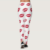 Red Lips Kiss Leggings (Achterkant)