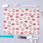 Red Lips Kiss Tissuepapier (Craft)