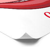 Red Lips Open Mouth Thunder_Cove Poster (Hoek)