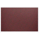 Red Lips Pattern Modern Black Stof (Yard (91,4 cm))