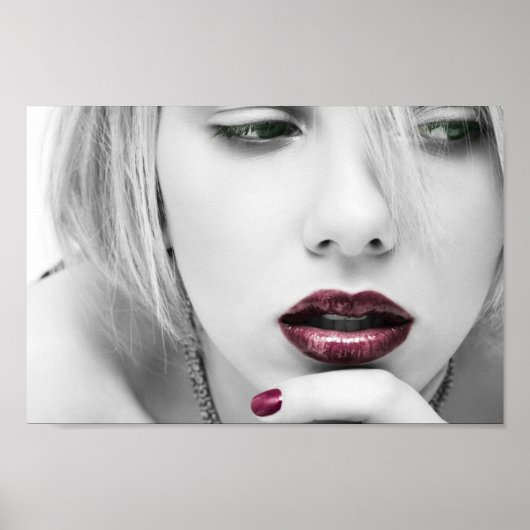 Red Lips Poster (Voorkant)