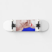 ~Red Lips~ SCHAATS DECK, AANGEPAST HET! Skateboard (Horizontaal)