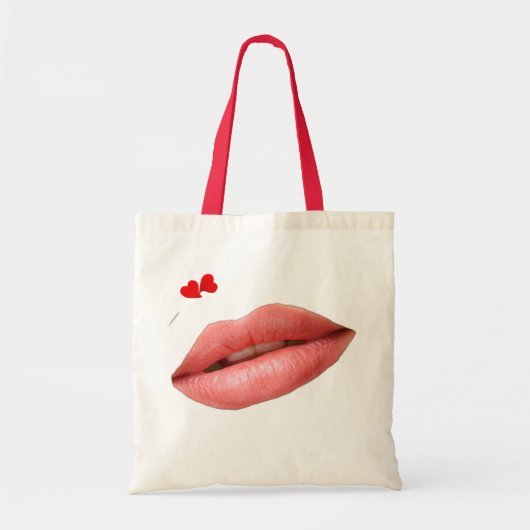 Red Lips Tote Bag (Voorkant)